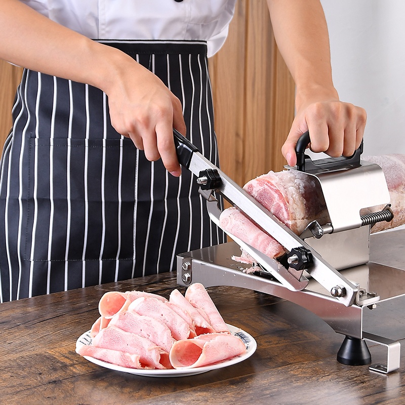 Meat Slicer Machine - Commercial Portable Home Hotel Hand Manual