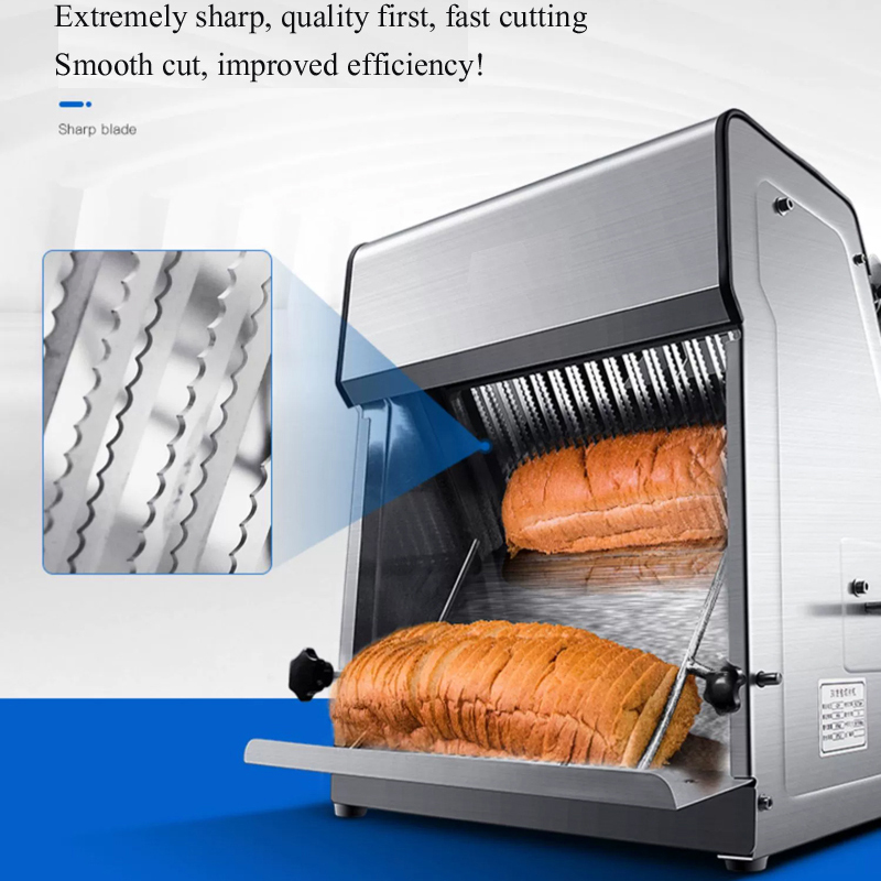 Commercial Bread Slicer - Electric Toast Slicer Commercial 31 Pcs