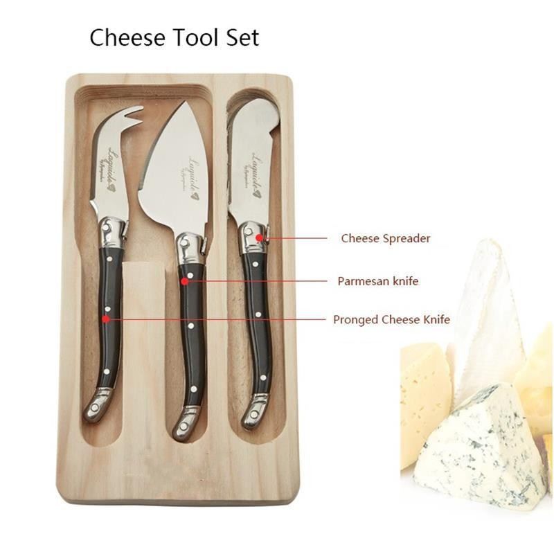 Commercial Bread Slicer - 3pcs Laguiole Cheese Knife set Butter