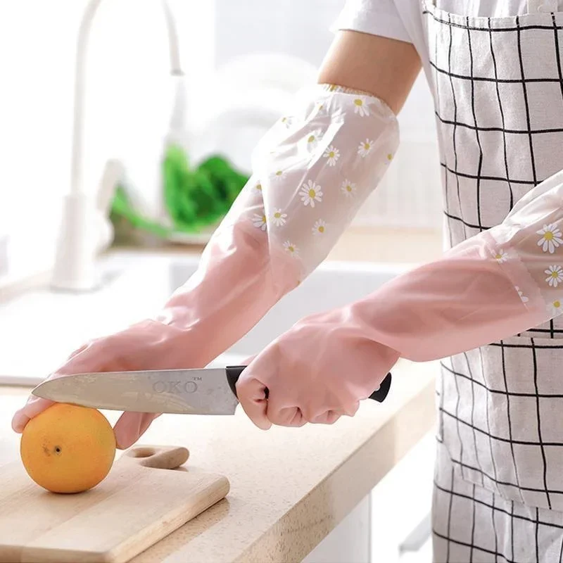 1 Pair Rubber Gloves Long Slee - Commercial Kitchen Gloves recensie en prijs