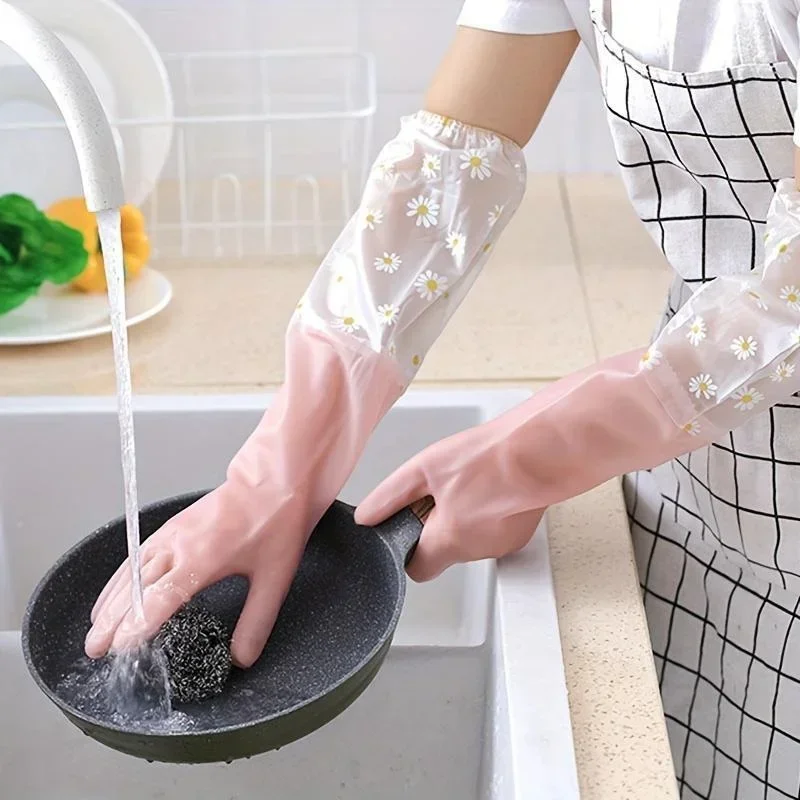 1 Pair Rubber Gloves Long Slee - Commercial Kitchen Gloves recensie en prijs