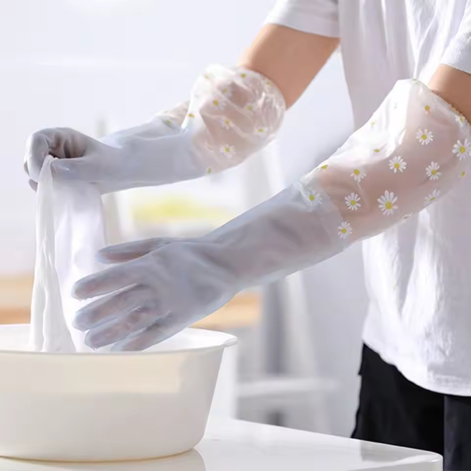 1 Pair Rubber Gloves Long Slee - Commercial Kitchen Gloves recensie en prijs