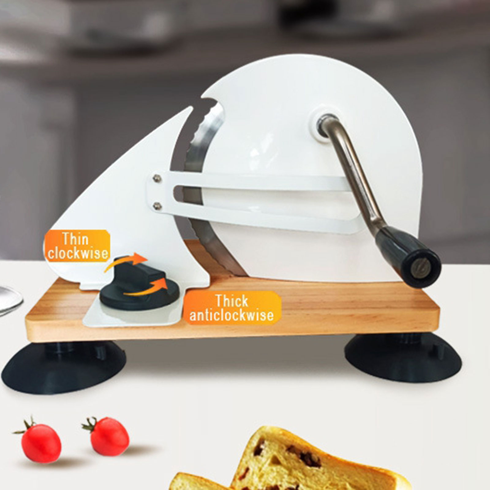 Bread Slicer Adjustable Thickn - Commercial Bread Slicer recensie en prijs