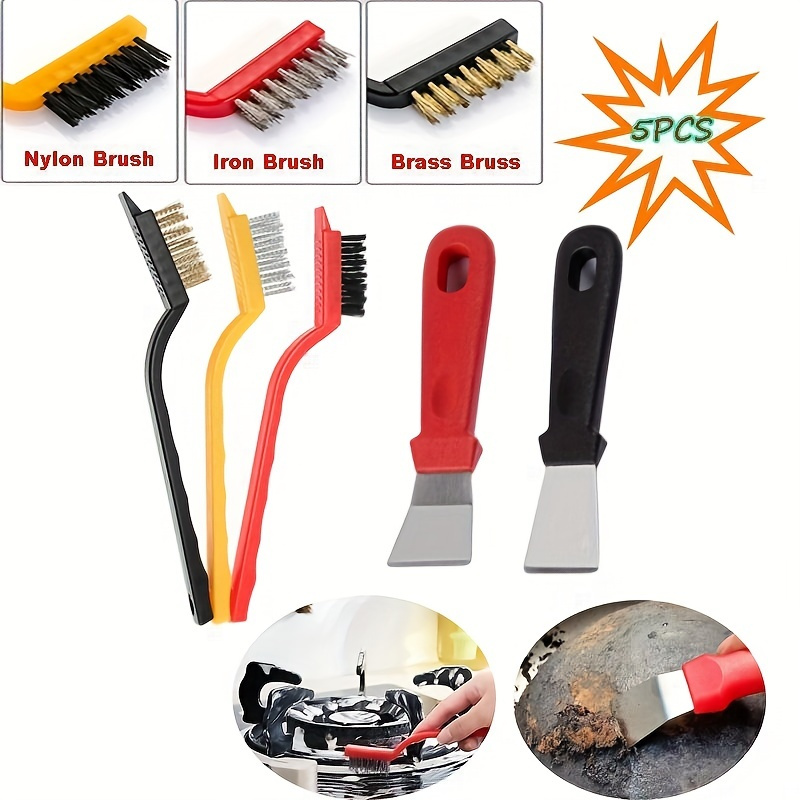 5-Piece Kitchen Cleaning Brush - Commercial Kitchen Vent Hood recensie en prijs