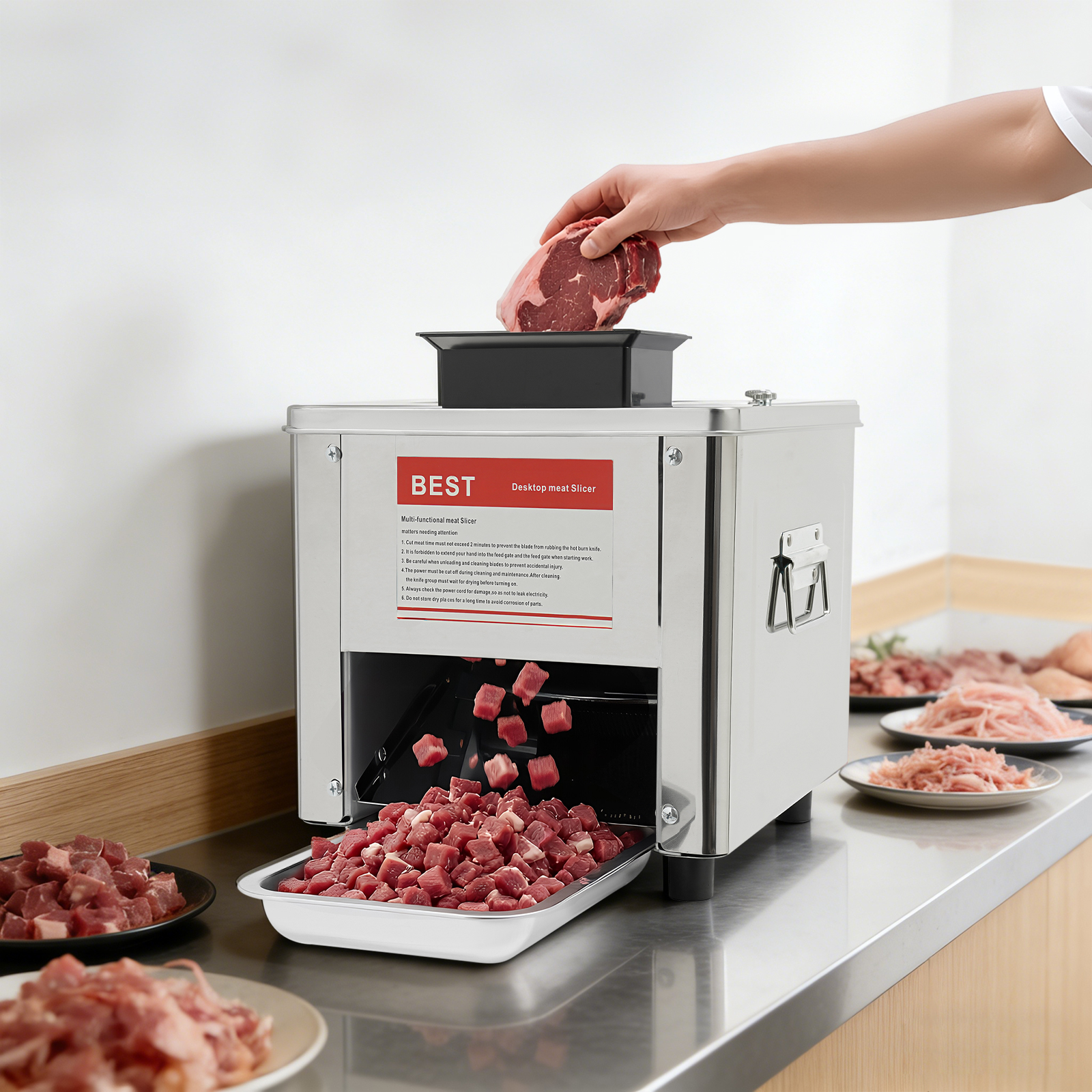 Home Meat Slicer| 2.5mm/10mm B - Meat Slicer Machine recensie en prijs