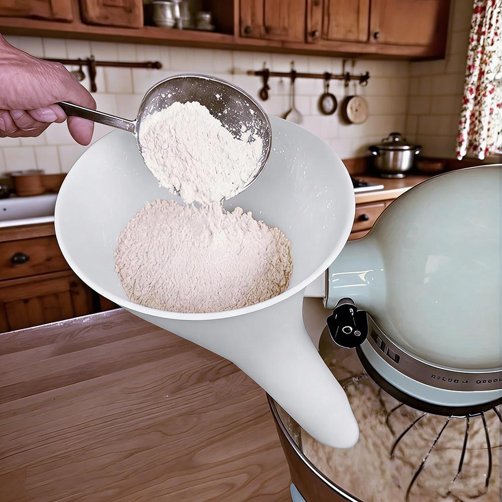 Spill Proof Flour Funnel for 5 - Commercial Kitchenaid recensie en prijs
