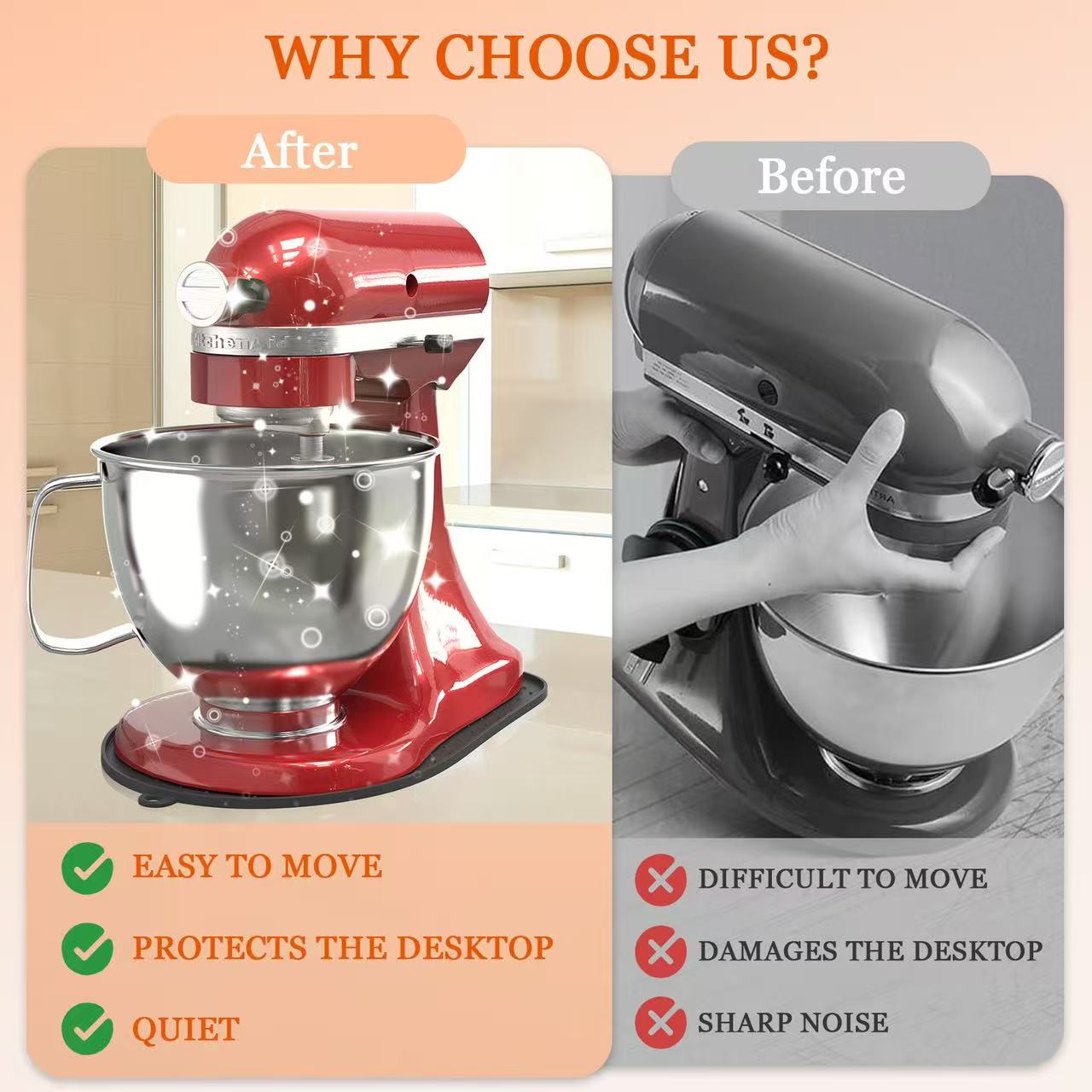 Silicone Sliding Mat for Kitch - Commercial Kitchenaid recensie en prijs