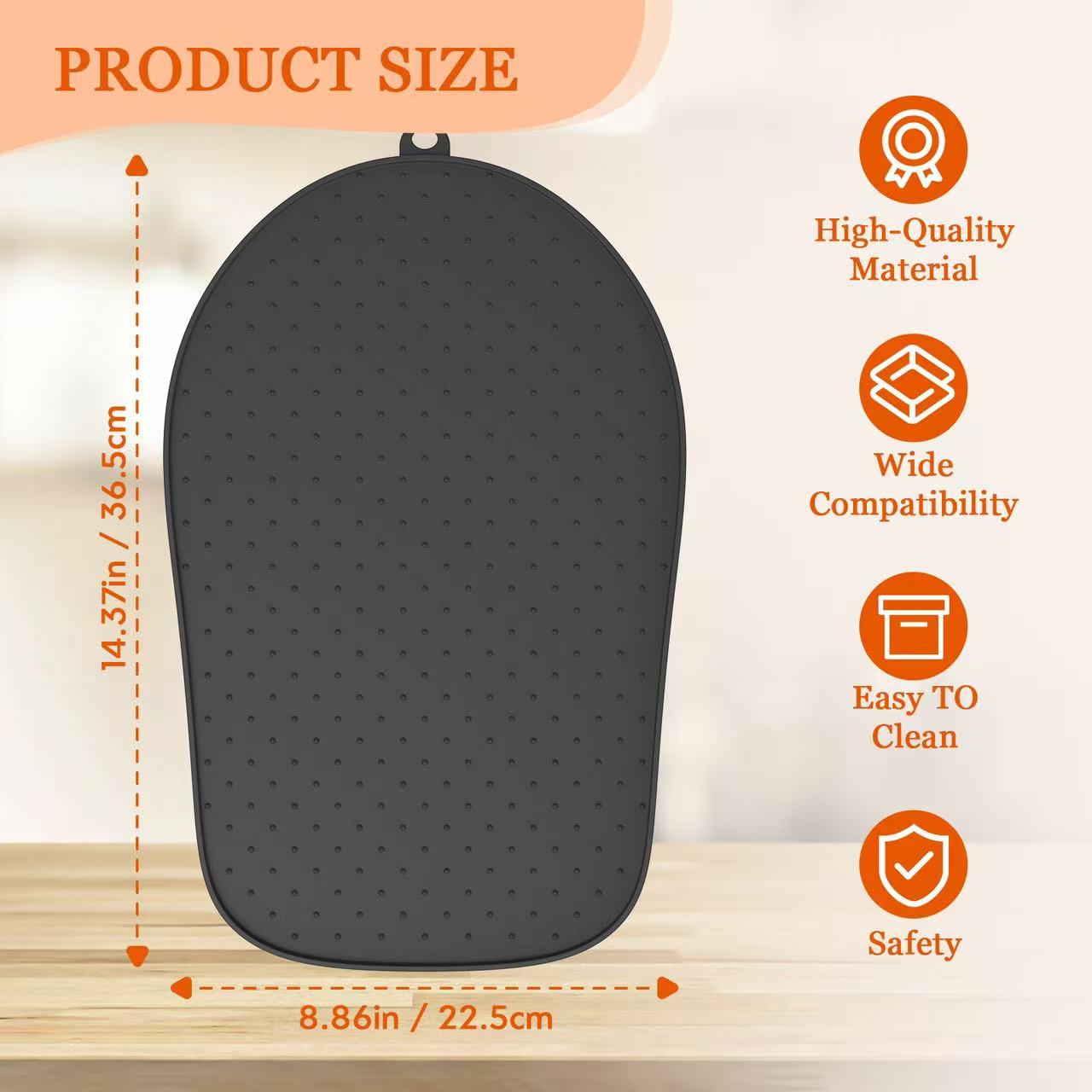 Silicone Sliding Mat for Kitch - Commercial Kitchenaid recensie en prijs