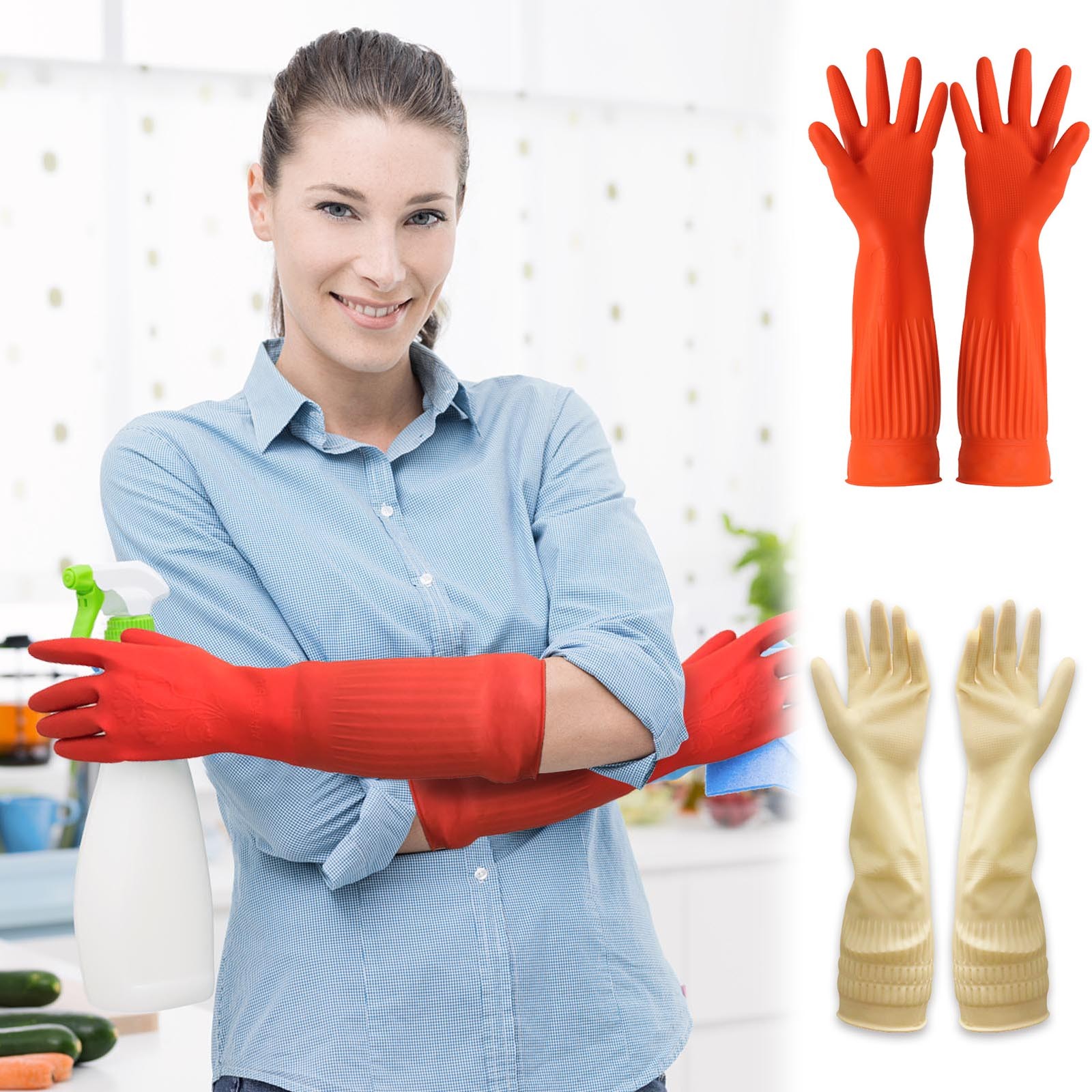 1pair Flexible Comfortable Rub - Commercial Kitchen Gloves recensie en prijs