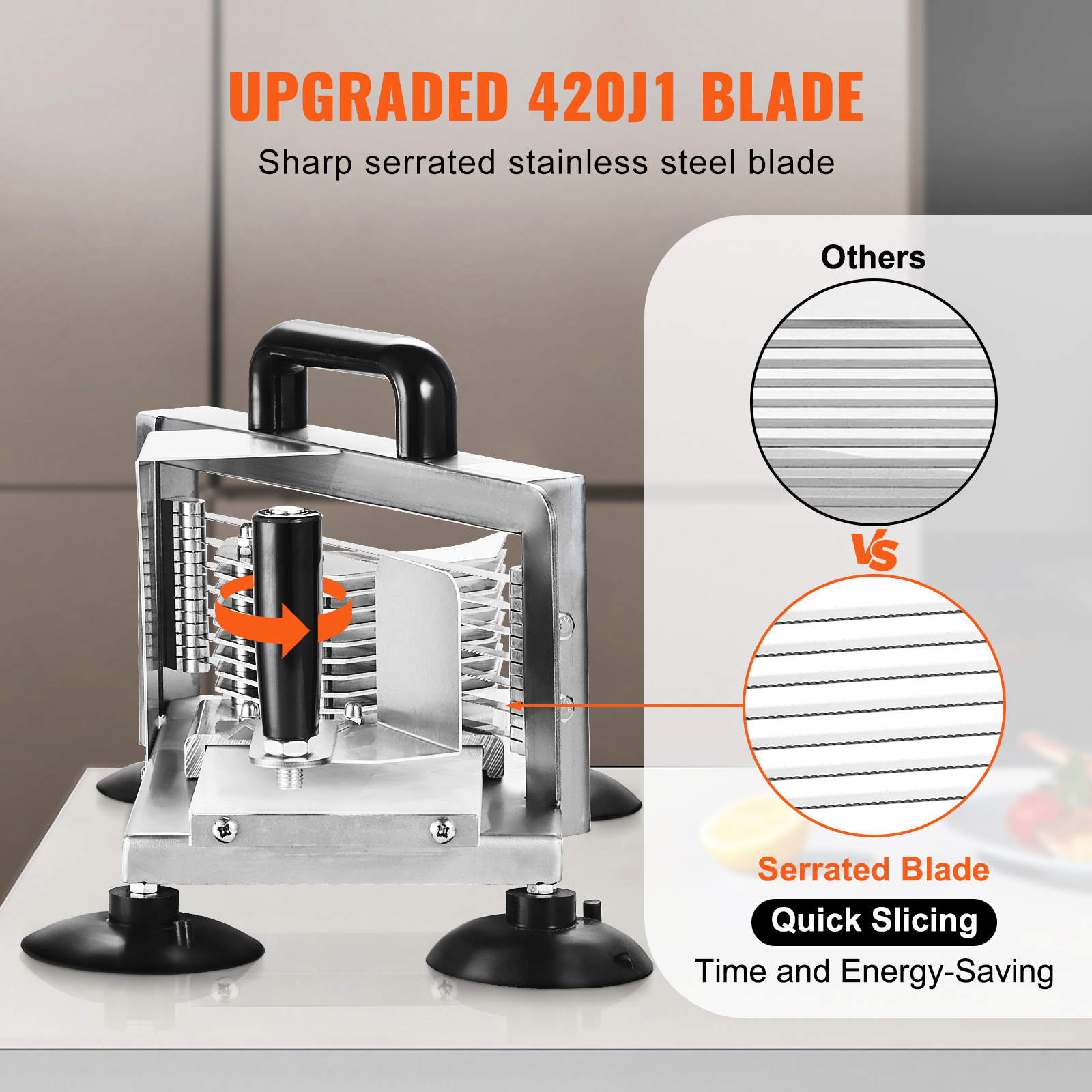 SucceBuy Tomato Slicer 3/16 in - Meat Slicer Machine recensie en prijs