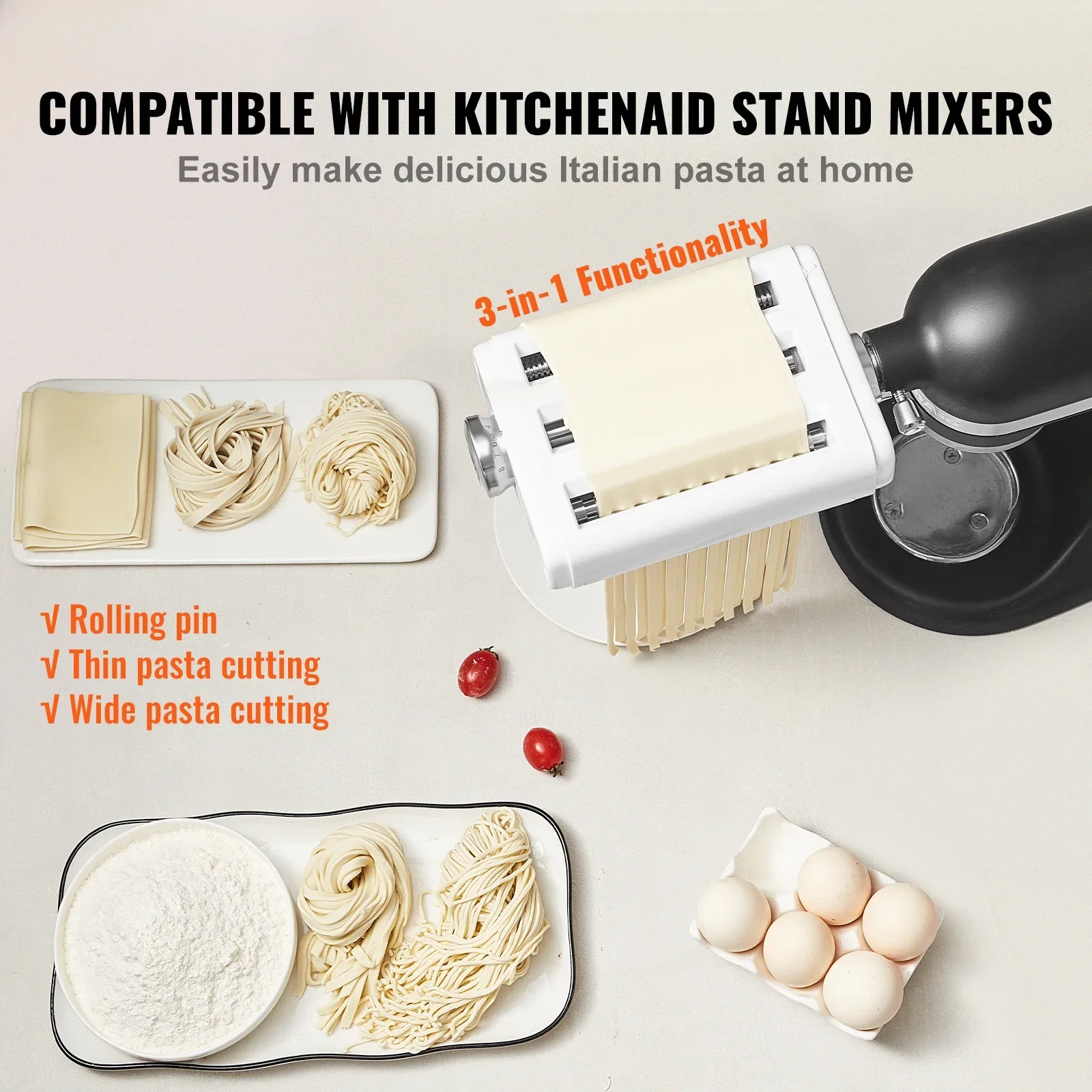 Pasta Maker Attachment 3 in 1  - Commercial Kitchenaid recensie en prijs