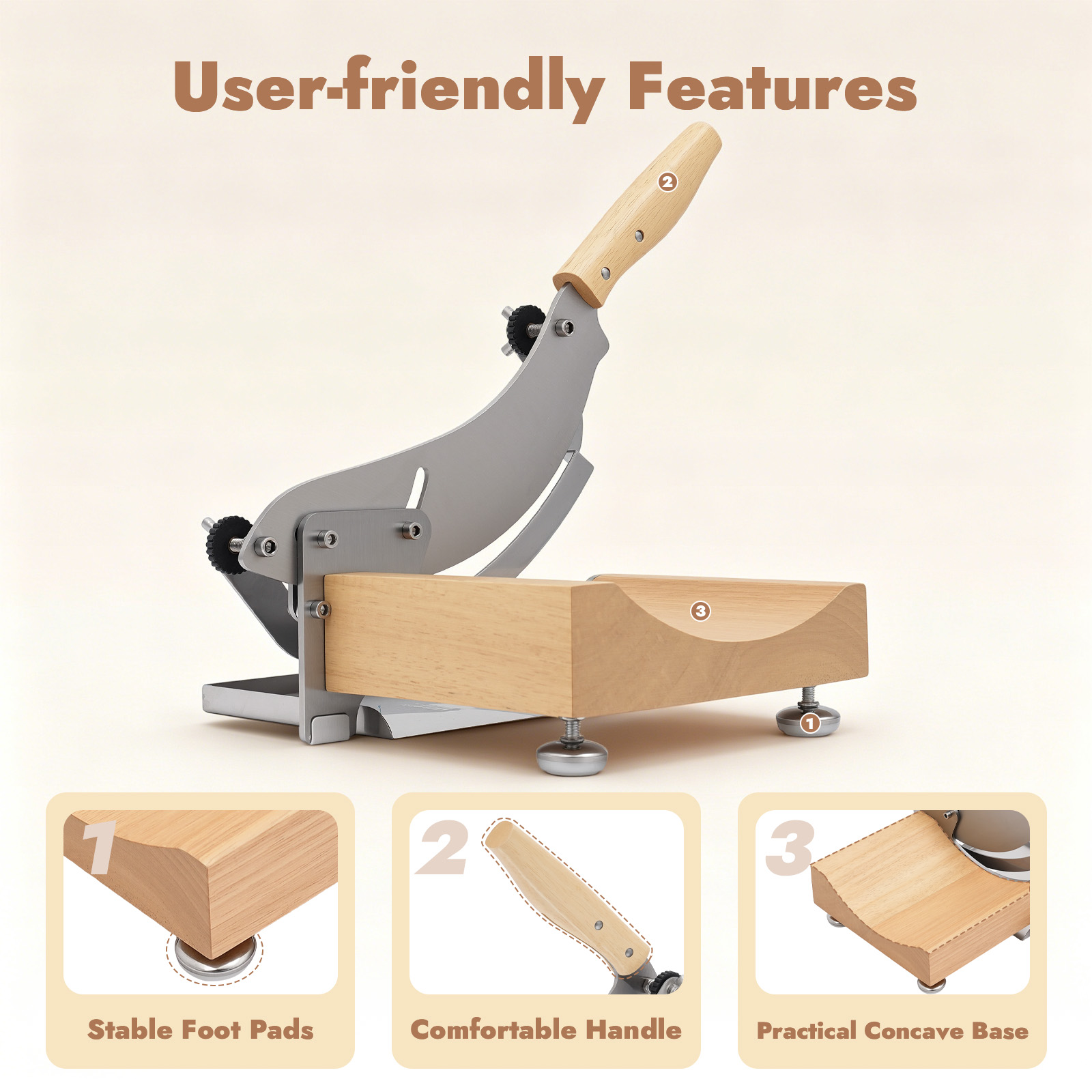 Stainless Steel Manual Meat &  - Meat Slicer Machine recensie en prijs