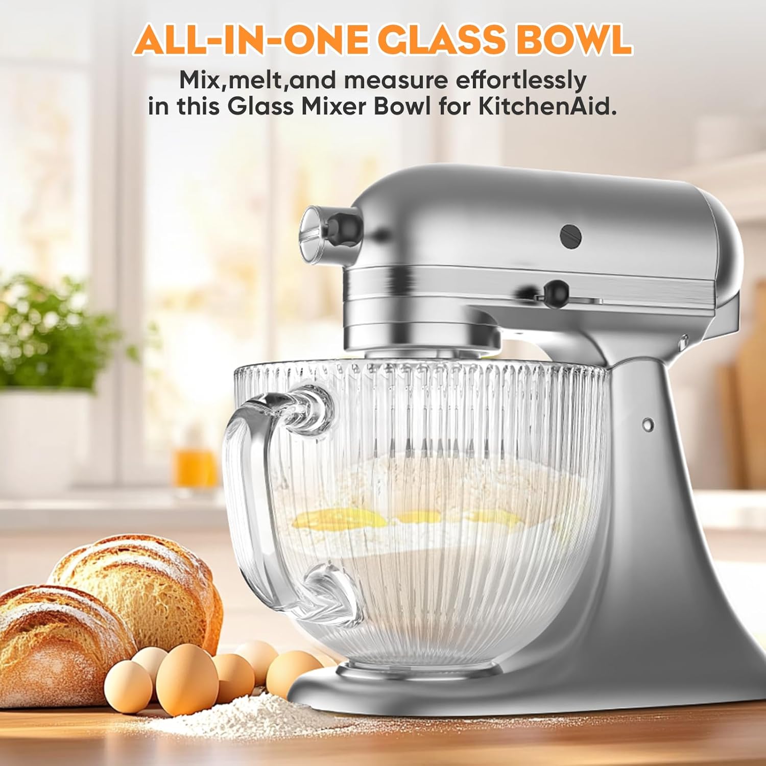 GVODE Glass Bowl for Kitchenai - Commercial Kitchenaid recensie en prijs