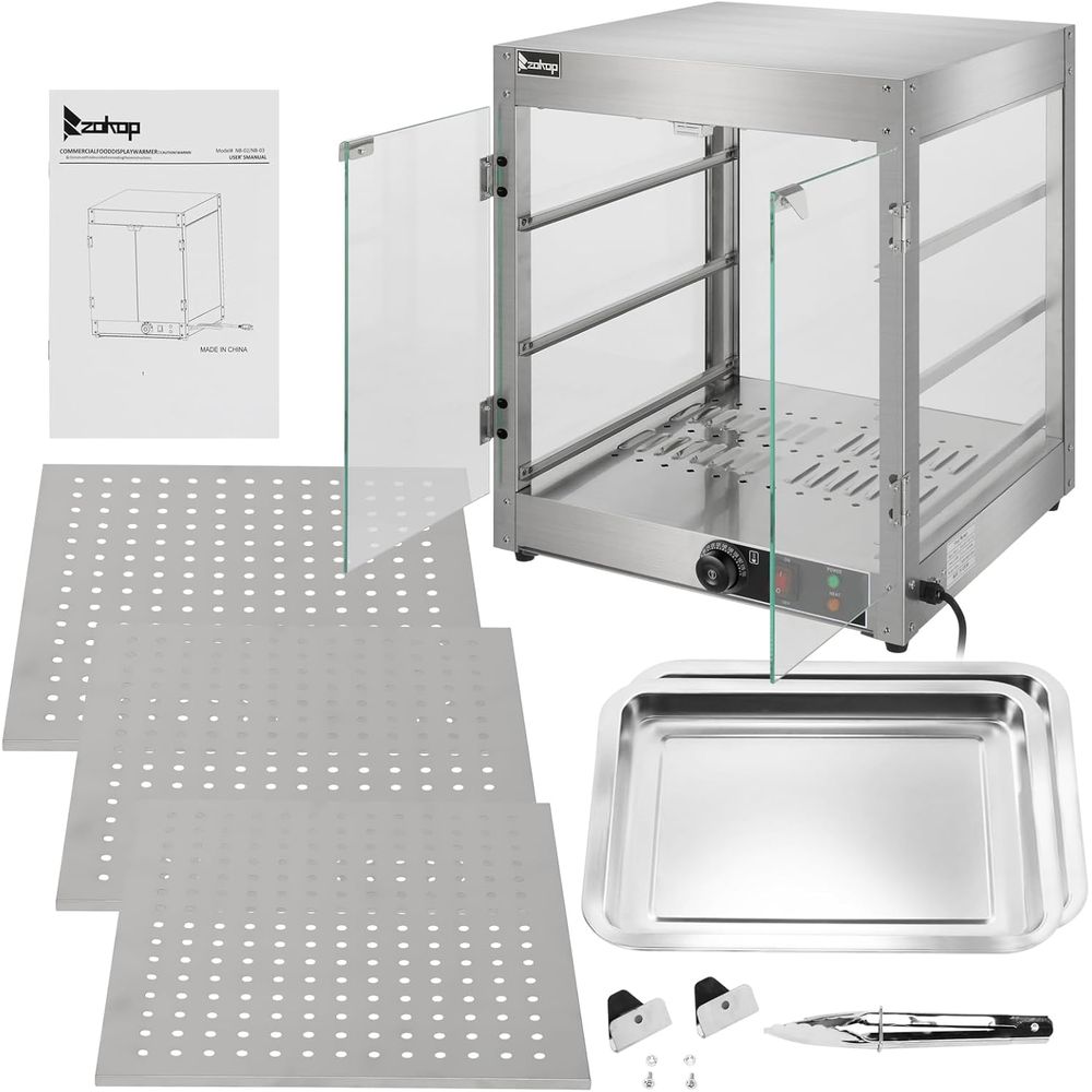 3 Tier Commercial Countertop P - Commercial Kitchen Parts & Service recensie en prijs