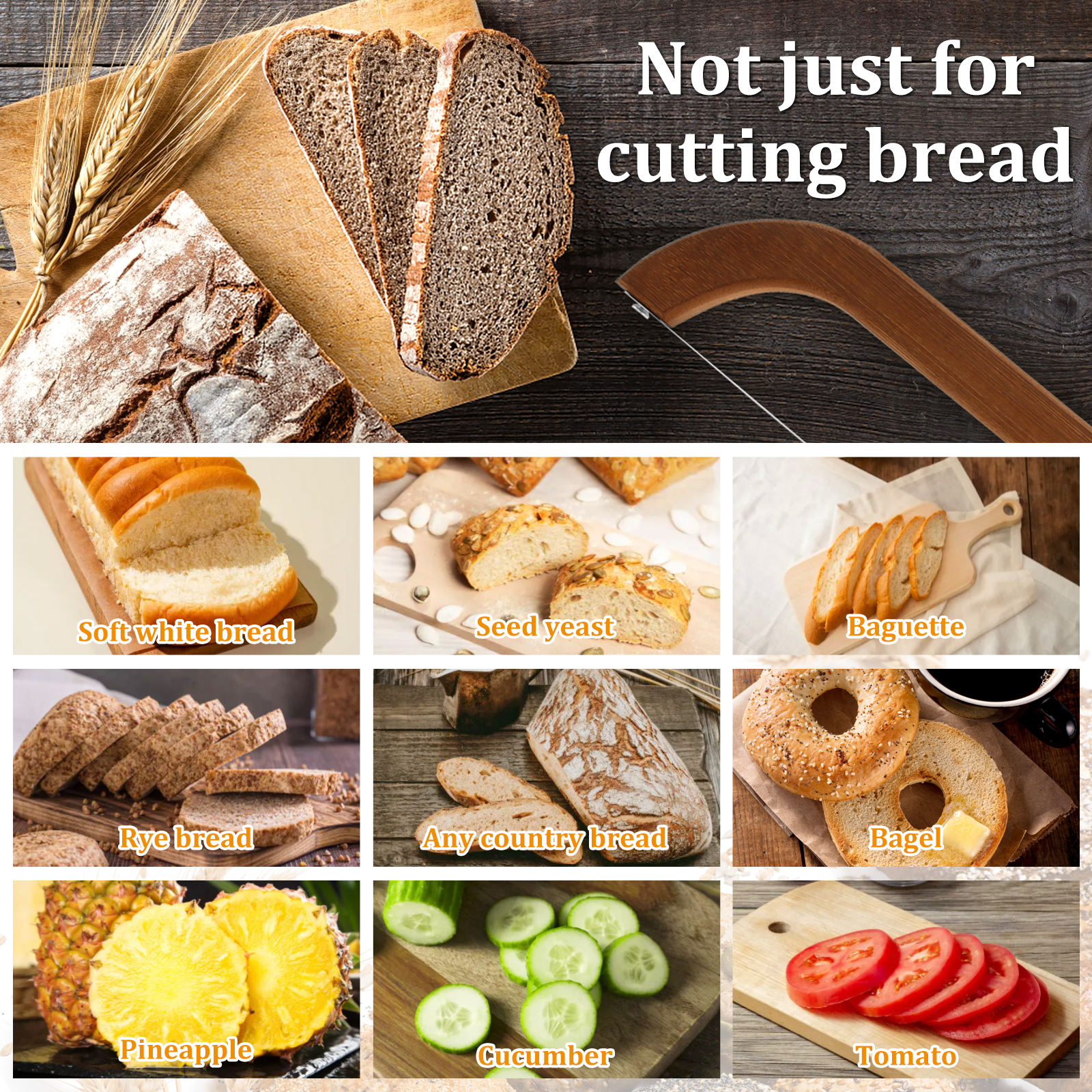 Bread Bow Cutter Serrated Bage - Commercial Bread Slicer recensie en prijs