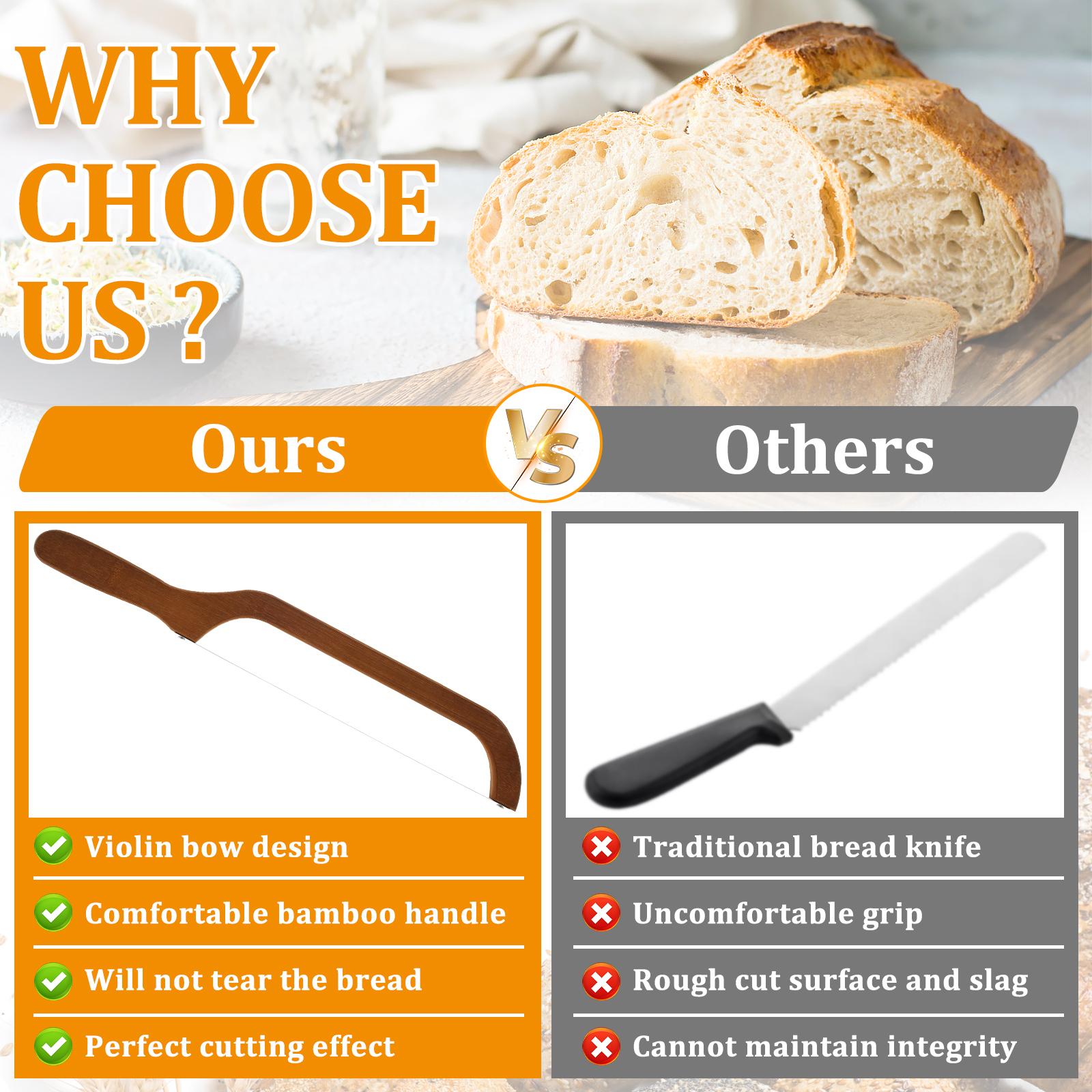 Bread Bow Cutter Serrated Bage - Commercial Bread Slicer recensie en prijs