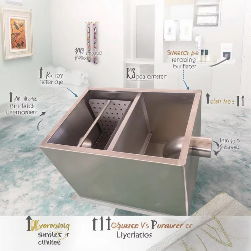 New stainless steel kitchen gr - Commercial Kitchen Grease Trap recensie en prijs